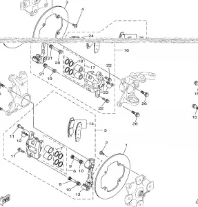 FRONT BRAKE CALIPER