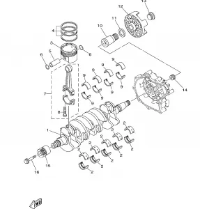 CRANKSHAFT and PISTON