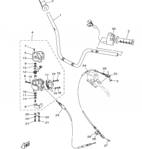 STEERING HANDLE CABLE