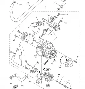 THROTTLE BODY в сборе 1