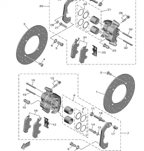 FRONT BRAKE CALIPER