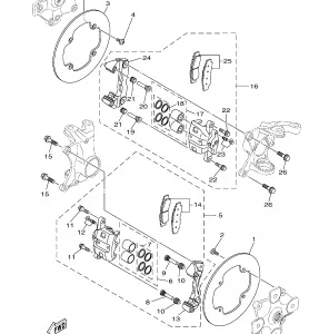 FRONT BRAKE CALIPER